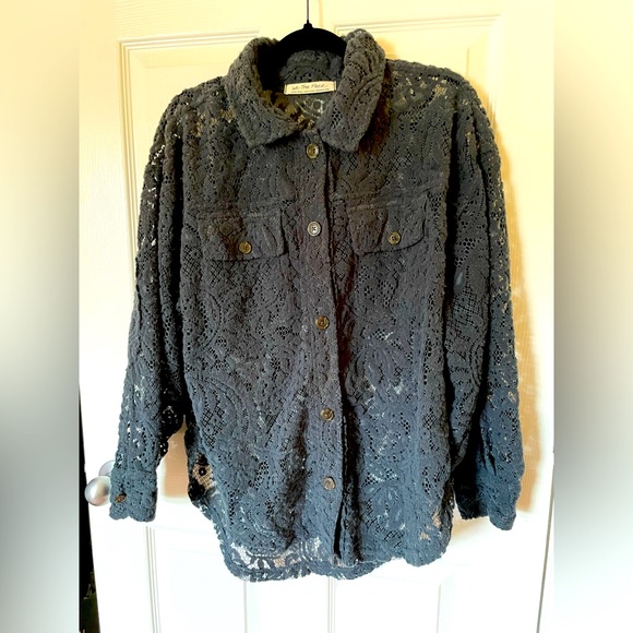 NWOT Free People Ruby Lace Jacket - Picture 5 of 9